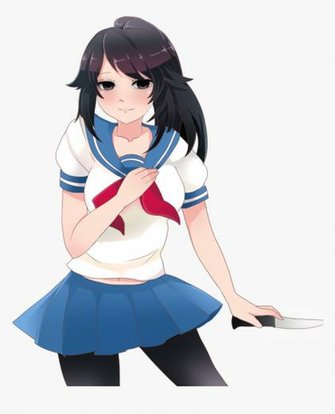 Ayano Aishi Whole Body Png Transparent
