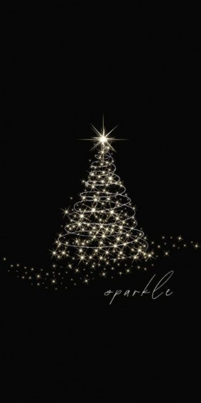 Dark Christmas Aesthetic Wallpaper For iPhone