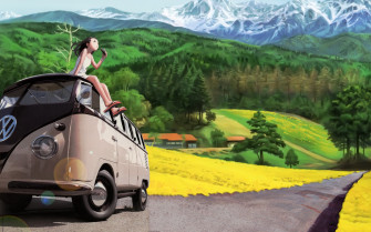 Vehicles Volkswagen Microbus Wallpaper