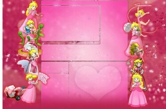 Princess Peach Background By Exoticemolga