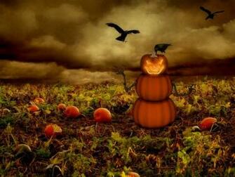 Wallpaper Angry Halloween Pumpkin Face