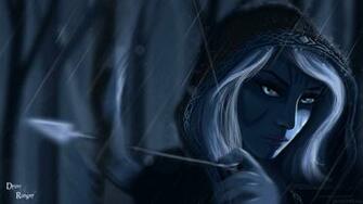 Wallpaper Traxex Drow Ranger Dota Widescreen