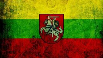 Lithuania Flag Texture Background Symbols Stock Photos
