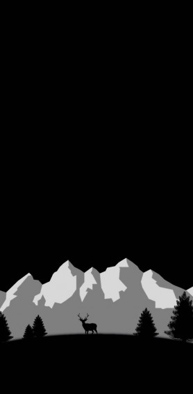Amoled Mountain Wallpaper By Jimmyjohns001