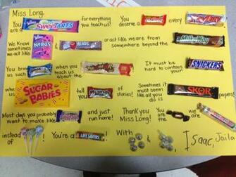 Cute Candy Bar Sayings For Teachers HD Wallpaper