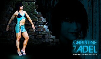 Australian Bodybuilder Christine Zadel Fbb Wallpaper