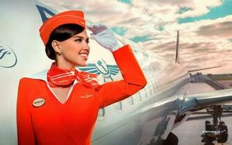 Aeroflot Stewardess Official Wallpaper World Crews