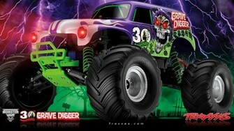 Traxxas 30th Anniversary Grave Digger Wallpaper