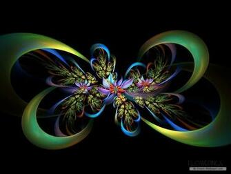 Flower Wallpaper Creative Fractal Art