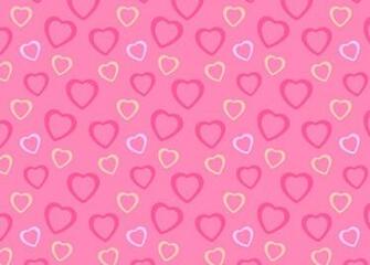 Pink Heart Background Wallpaper HDq Beautiful