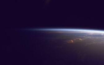 Space Wallpaper Horizon Earth Outer Mac
