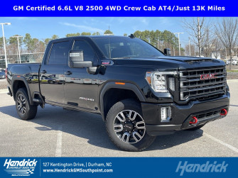 Certified Pre Owned Gmc Sierra HD At4 Crew Cab In Durham