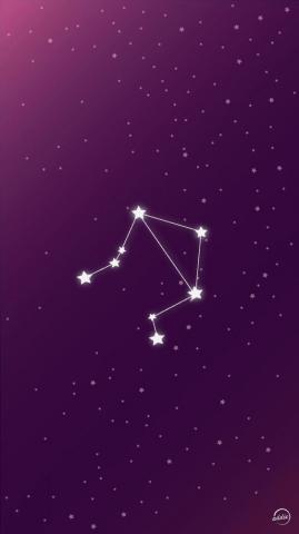Libra Phone Vector Wallpaper Android Black