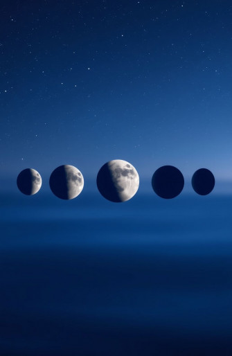 Phases Of The Moon Wallpaper