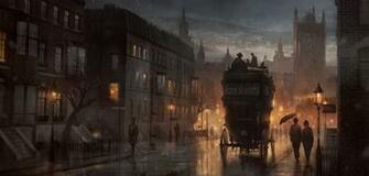 London Streets At Night Wallpaper Street Art