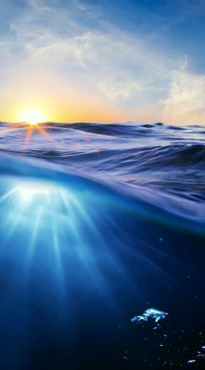 Landscape Sea Sun Wallpaper Sc iPhone6plus