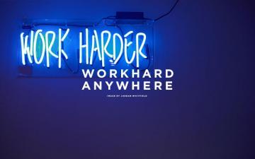 Work Harder Wallpaper