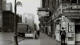 Old Black And White Photography Town