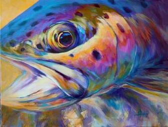 Rainbow Trout Art Wallpaper