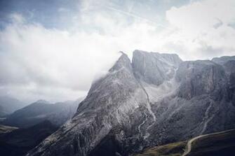 South Tyrol Bolzano Mountains Clouds Stock Photos Image
