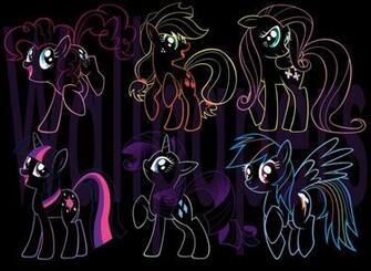 Mlp Neon Wallpaper By Glancojusticar