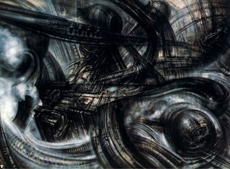 Landscape Science Fiction H R Giger Wallpaper Image
