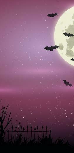 Purple Halloween Wallpaper Top