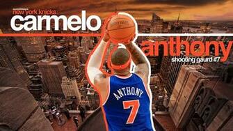 New York Knicks Carmelo Anthony Dunk Wallpaper