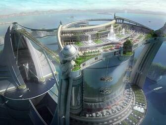 Future City Wallpaper 3d Grafik F R Desktop Bilder