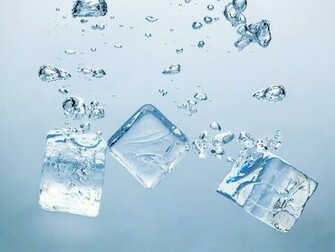 Ice Cubes Wallpaper Stock Photos