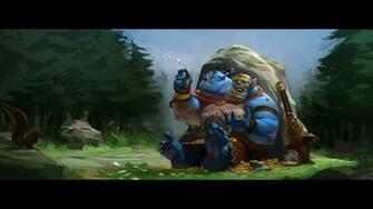 Aggron Stonebreaker The Ogre Magi Dota Wallpaper