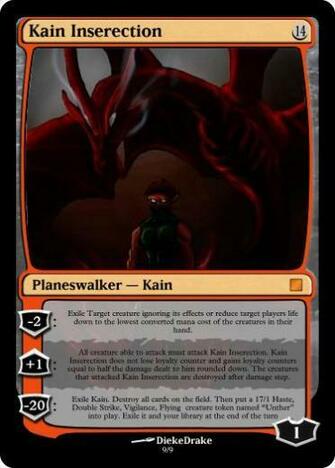 Kain Mtg Planeswalker By Arkilyon