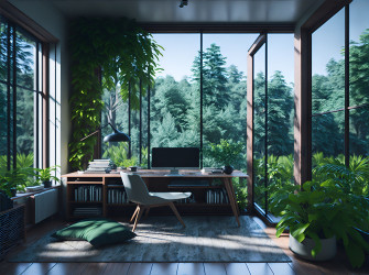 Nature Office Wallpaper