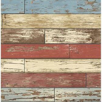 Weathered Texture Red Scrap Wood Wallpaper By A Streets Prints