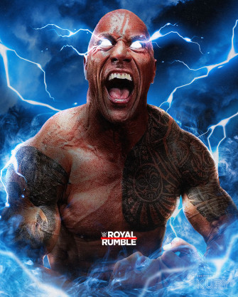 The Rock Kupy Wrestling Wallpaper