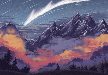 Artistic Mountain HD Wallpaper And Background