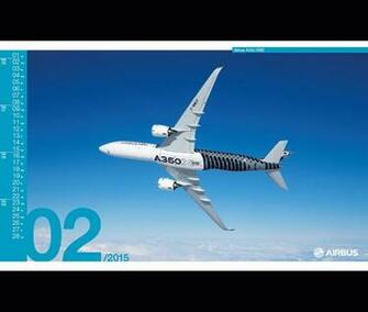 Airbus On New Month Calendar A350 Xwb February