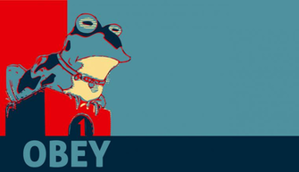 Futurama Obey Hypnotoad Hypno Toad HD Wallpaper General