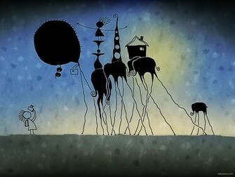 Dali Circus Wallpaper