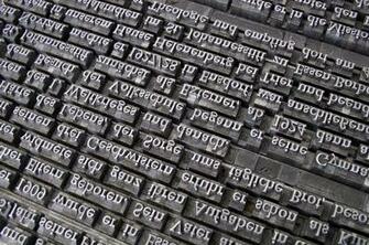 Wallpaper Id Font Lead Set Book Printing Gutenberg