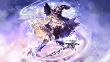 Wallpaper Illustration Blonde Long Hair Anime Girls Looking
