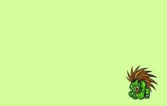 Wallpaper Green Minimalism Beast Street Fighter