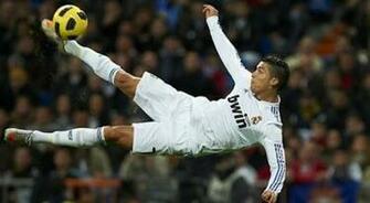 Cristiano Ronaldo Hits Himself In The Face With A Bicycle