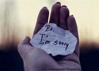 Wallpaper Gallery I Am Sorry
