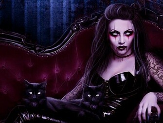 Gothic Vampire Wallpaper