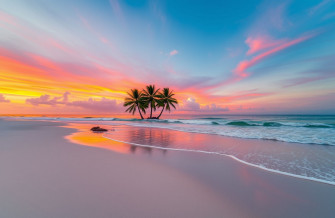 Dual Monitor Wallpaper Beach