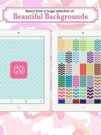 App Shopper Monogram Lite Wallpaper Background Maker HD With