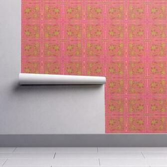 Big Bad Dayglo Jungle Boogie Wallpaper Edsel2084 Spoonflower