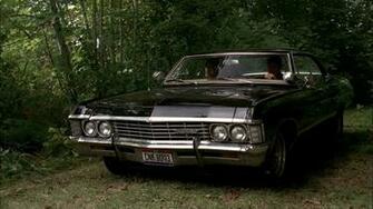 Supernatural Car Chevrolet Impala Green Tree Tv