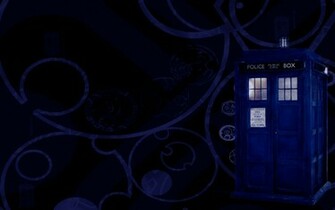 Tardis Pattern Wallpaper Wide HD